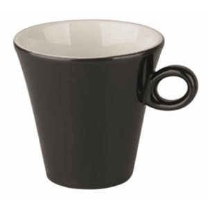 Kop cappuccino zwart finn 20cl